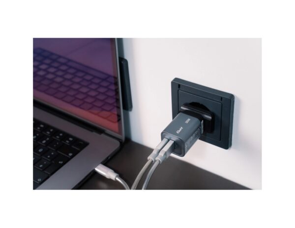 Verbatim GNC-35 GaN zidni punjač 35W, 1×USB-C PD 35W / 1×USB-A QC3.0 - Slika 6