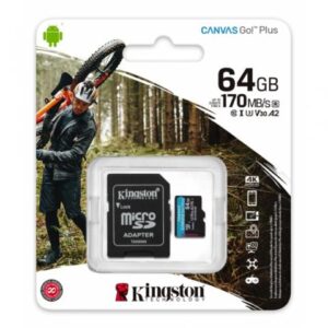 Micro SD Card 64 GB Go Plus,170 MB/s -Kingston