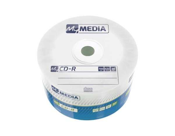 CD-R MyMedia 700MB 52× Matt Silver, Wrap pakiranje 50 kom.