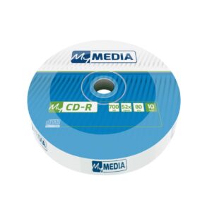 CD-R MyMedia 700MB 52× Matt Silver, Wrap pak. 10 kom.