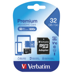 Micro SDHC 32GB memorijska kartica Premium Verbatim