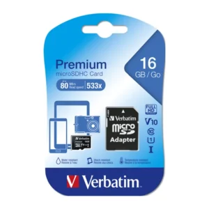 Micro SDHC 16GB memorijska kartica Premium Verbatim