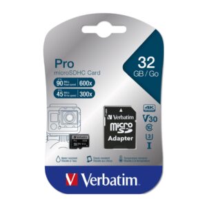 Micro SDHC Pro 32GB memorijska kartica,U3, A2, V30, Verbatim