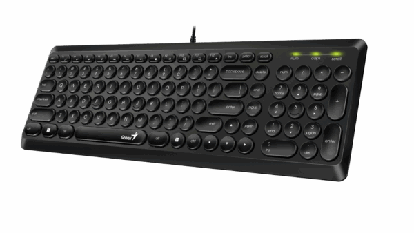 Genius SlimStar Q200, tipkovnica, USB, crna