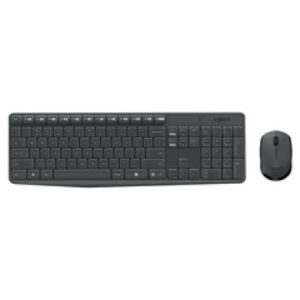 Logitech MK235 bežična tipkovnica+miš, USB, crna