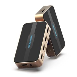 HDMI Switch 5 In 1 Out Gold