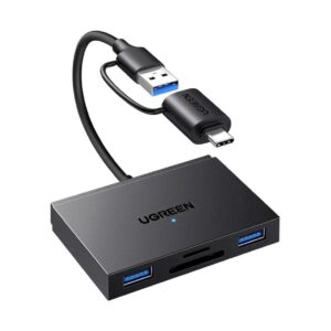 UGREEN 4-portni USB-C/A HUB 2xUSB-A, 1xSD, 1xTF,