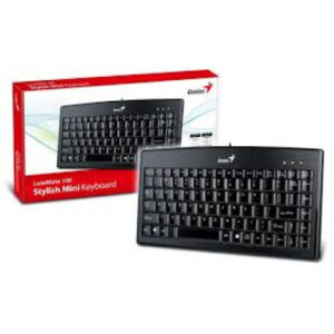 Genius Luxemate 110, mini tipkovnica, USB, crna