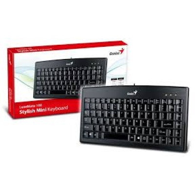 Genius Luxemate 110, mini tipkovnica, USB, crna