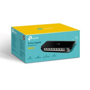 TP-Link 8-port Gigabit Desktop preklopnik (Switch), 8×10/100/1000M RJ45 ports, plastično kućište