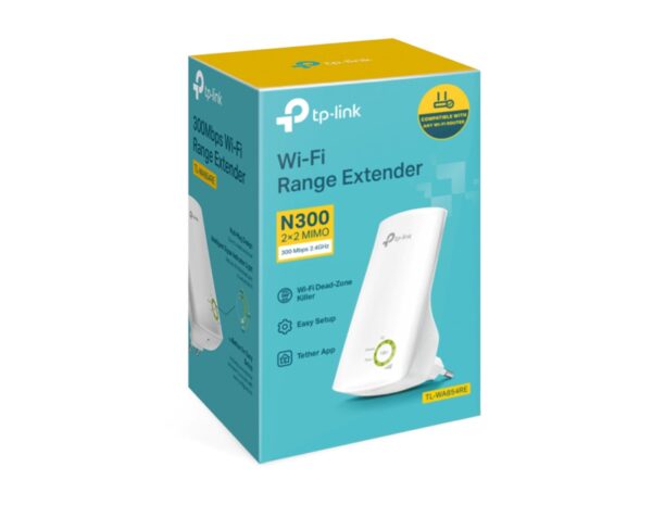 TP-Link bežični pojačivač dometa (Universal Range Extender) 300Mbps, (2.4GHz), 802.11b/g/n, 1×RJ45 10/100, 2×interna antena, range extender tipka