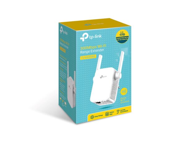 TP-Link bežični pojačivač dometa (Universal Range Extender) 300Mbps, (2.4GHz), 802.11b/g/n, 1×RJ45 10/100, 2×vanjska antena fiksna, range extender tipka