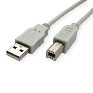Kabel za printer USB2.0, 3.0m, bež