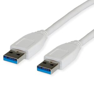 Kabel A-A, USB3.0  M/M,  1.8m, bijeli