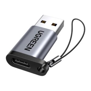 Adapter USB C na USB-A  , sivi