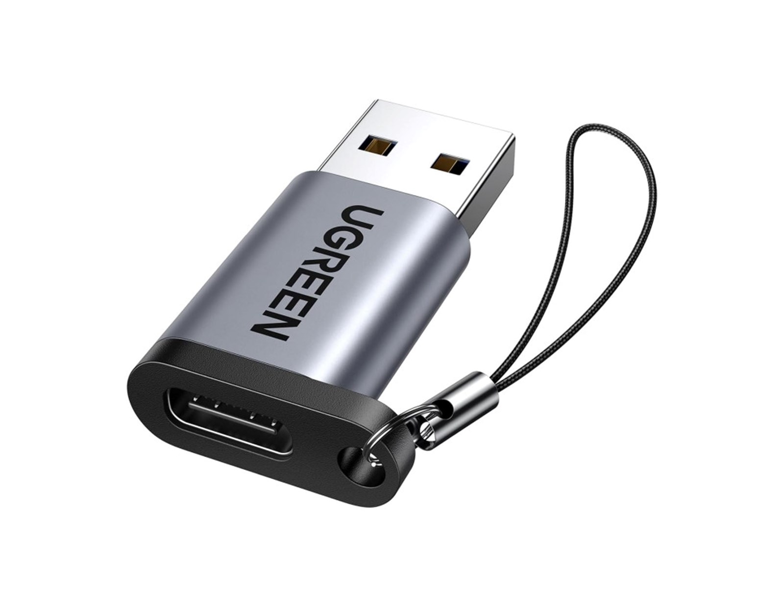 Adapter USB C na USB-A , sivi