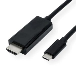 Kabel USB-C - HDMI, M/M, 1.0m, crni