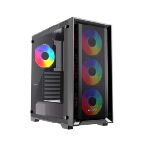Bit Force VOLTRON ARGB-4 Gaming Midi Tower ATX kućište bez napajanja, crno