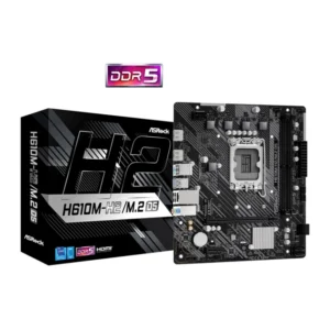 ASRock MB H610M-H2/M.2 D5 S.1700,2× DDR5/5600MHz, PCIe 4.0, G-LAN, 2×HDMI, mATX