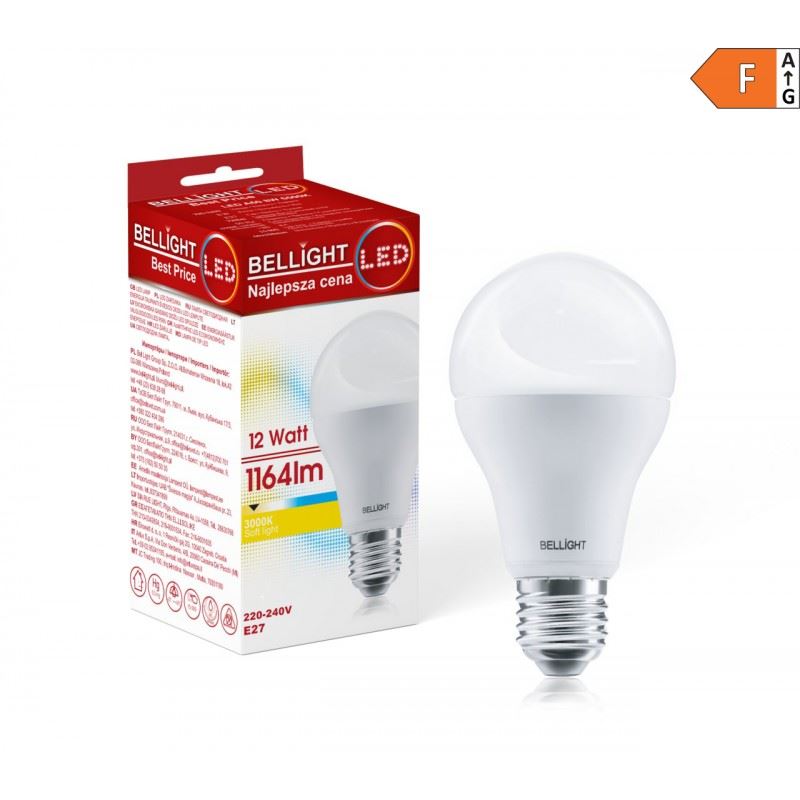Žarulja E27 LED 12W, 3000K,1080lm, A60