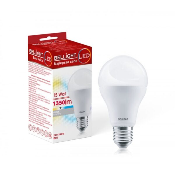 Žarulja E27 LED 15W , 4000K,1350lm, A60