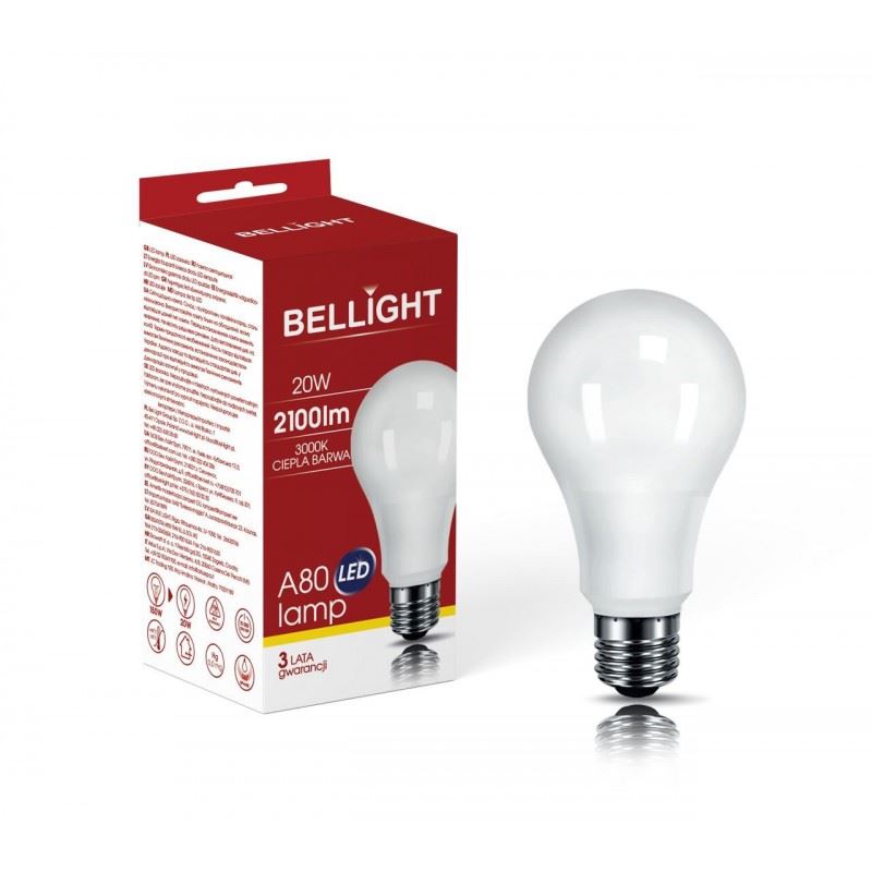 Žarulja E27 LED 20W , 3000K, 2000lm, A80