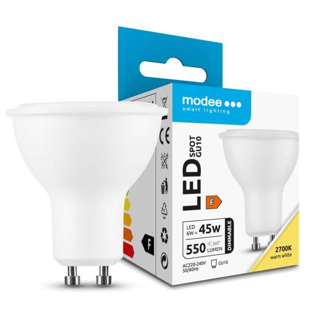 Žarulja GU10 LED 6W 2700K, Dimmabilna