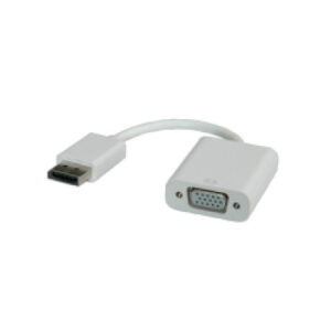 Adapter DisplayPort - VGA, M/F, v1.2, 0.15m, Roline