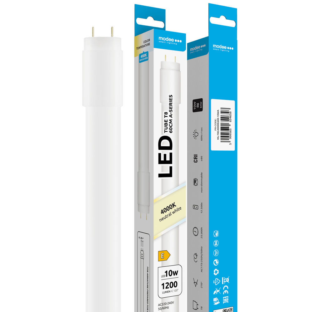 T8 LED cijev 9W, 4000K, 60cm,