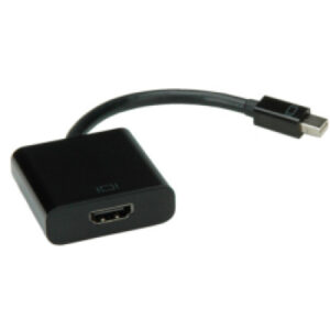 Adapter Mini DisplayPort - HDMI, M/F, 0.15m, Roline VALUE
