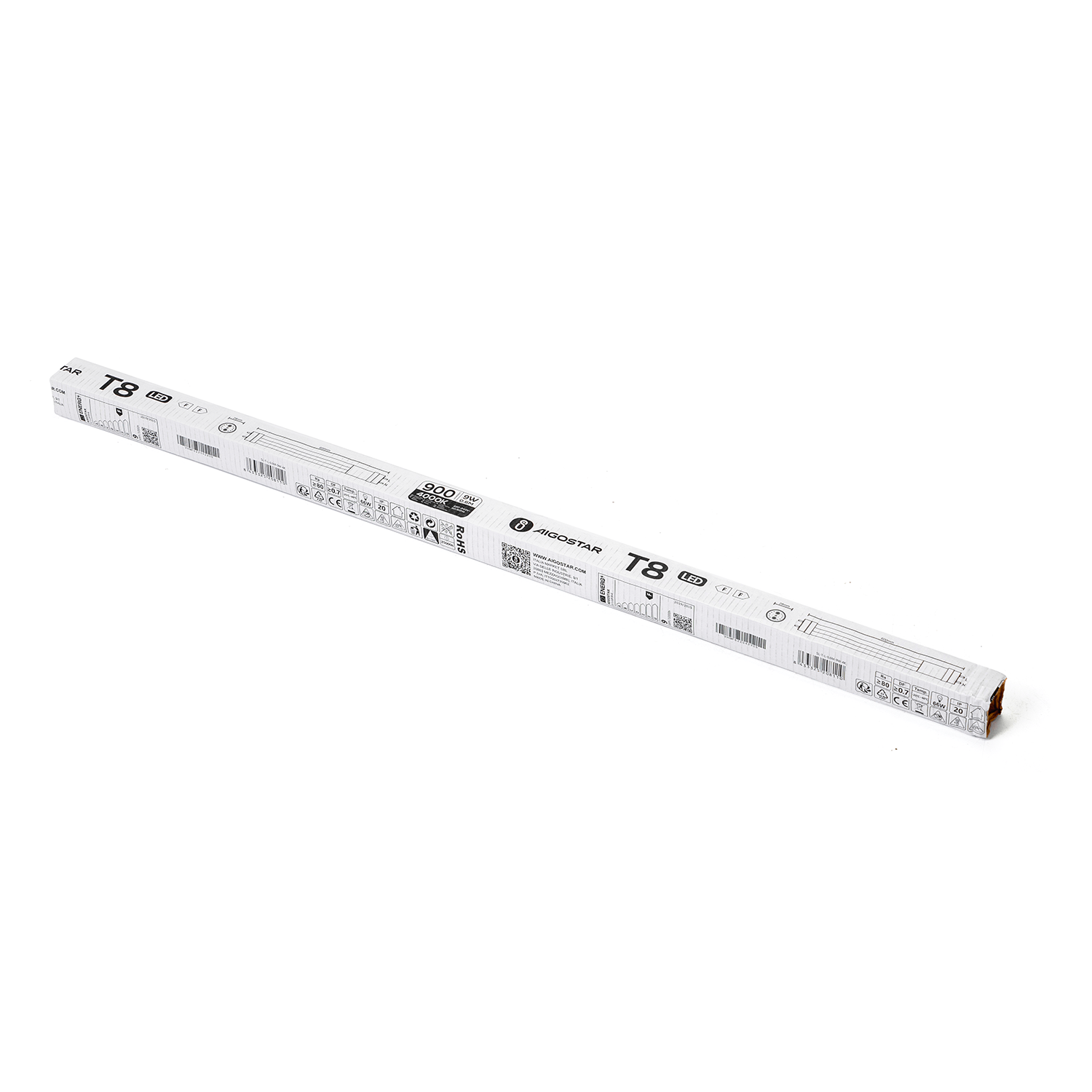 T8 LED cijev 9W / 4000K, 60cm, Aigostar