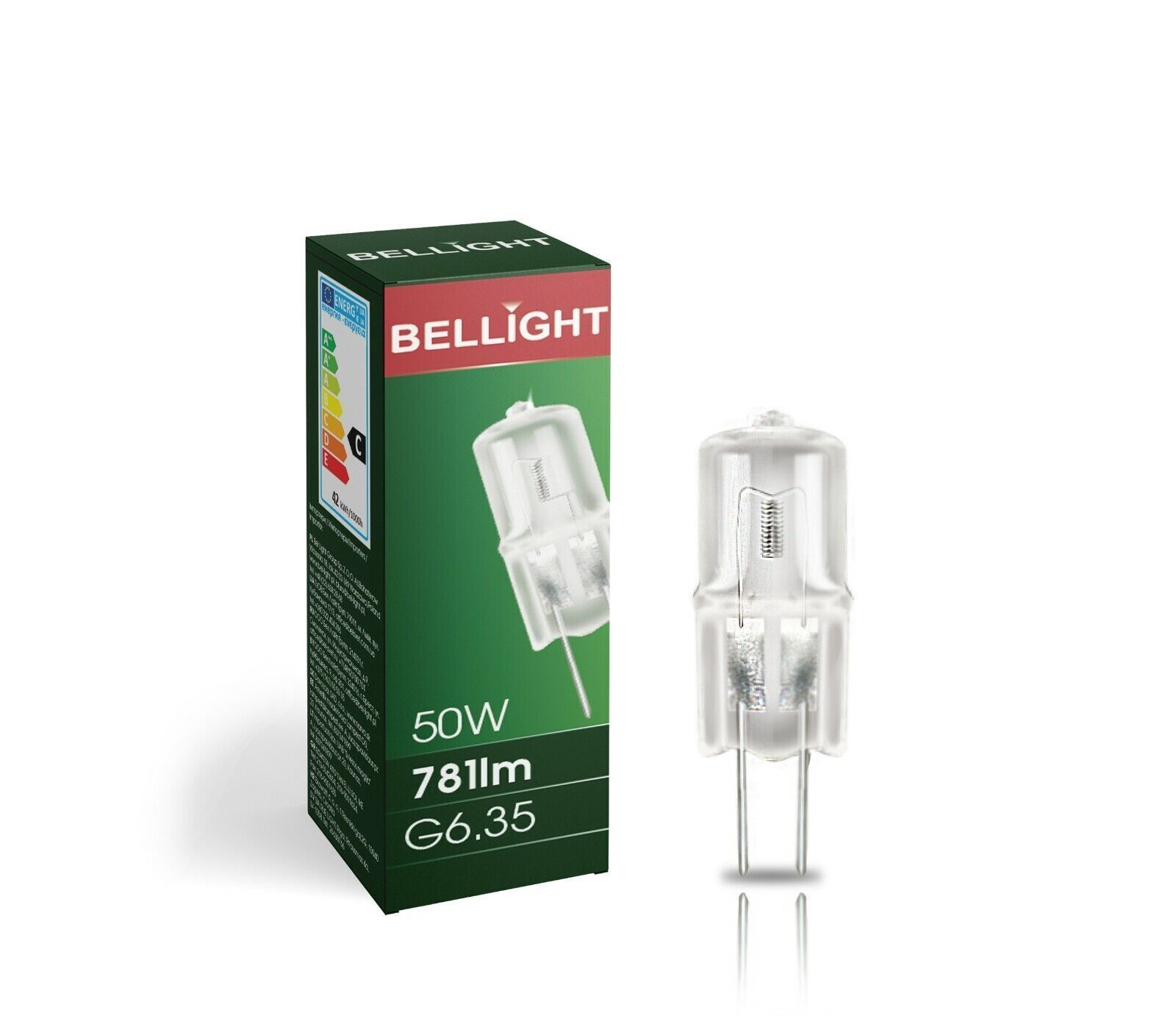 Žarulja G6.35 50W, 12V, - Halogena Bellight