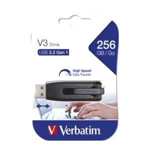USB Stik 256GB ,V3, USB3.2 Gen1,Verbatim