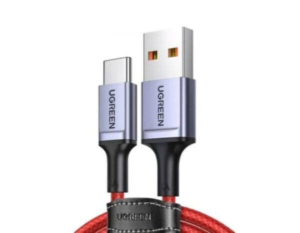 Kabel USB-C - USB 6A, supercharge, crveni