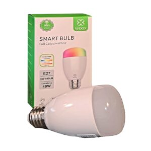 WOOX WiFi Smart LED RGB+CCT žarulja E27, 6W, dimabilna