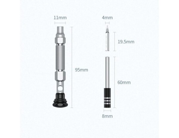 UGREEN 38 u 1 set odvijača od aluminijske legure, 36 vrhova - Slika 3