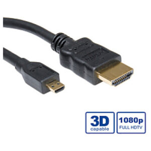 Kabel HDMI na Micro, TIP A (M) - TIP D (M) , 2.0m