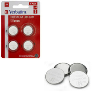 Baterija Verbatim CR2025 Lithium, 3V (4 kom./pakiranje)