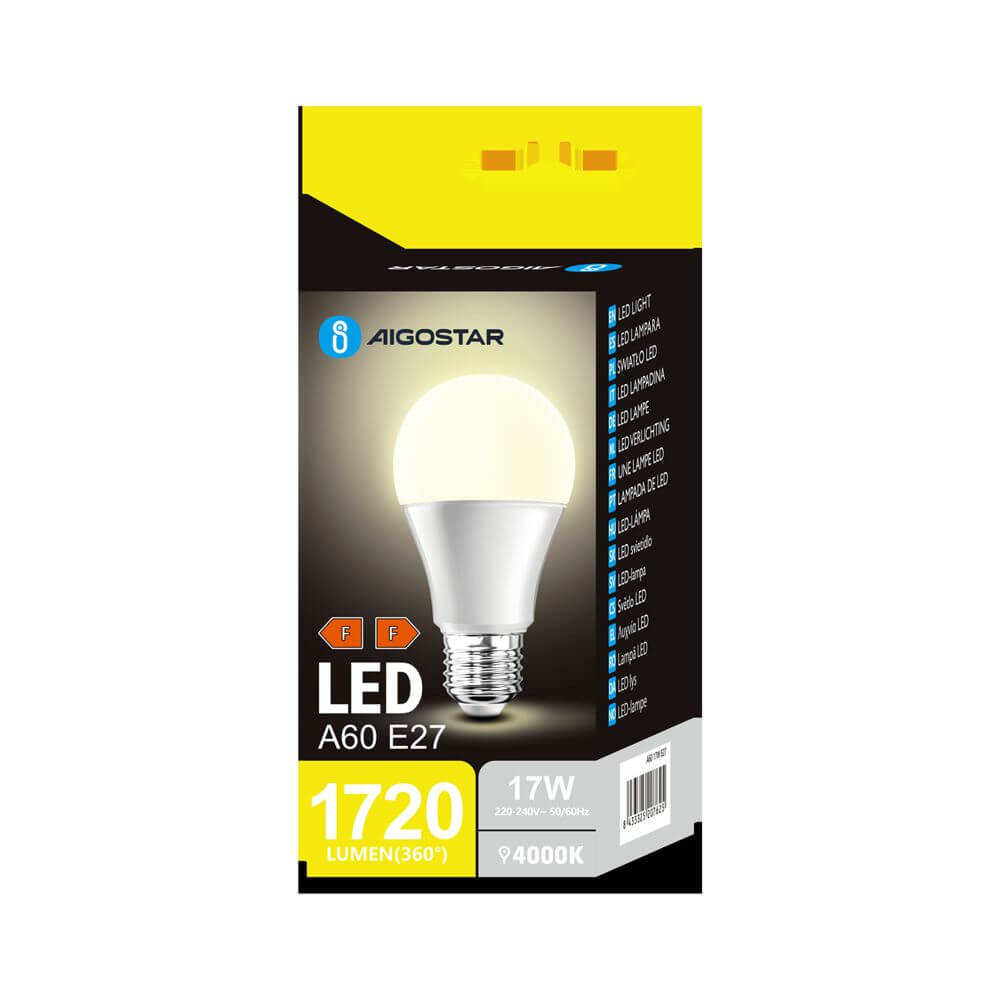 Žarulja E27 LED 17W, 4000K,1720lm, A60 ,Aigostar