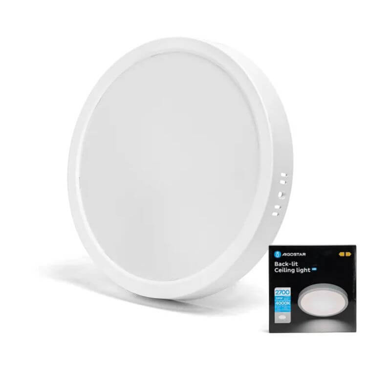LED Plafonjera 24W, 4000K ,Nadgradna, Aigostar