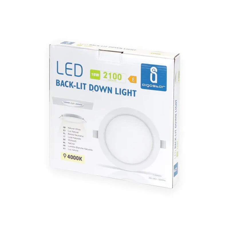 LED Plafonjera 18W, 4000K Ugradbena, Aigostar