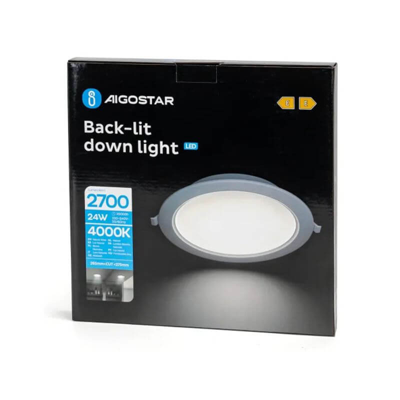 LED Plafonjera 24W, 4000K Ugradbena, Aigostar