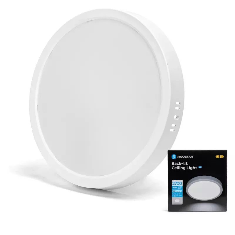 LED Plafonjera 24W, 6500K ,Nadgradna, Aigostar