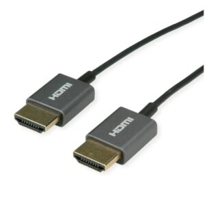 Kabel HDMI 4K Ultra HD kabel sa mrežom, HDMI M - HDMI M, coaxial, ultraslim, 2.0m