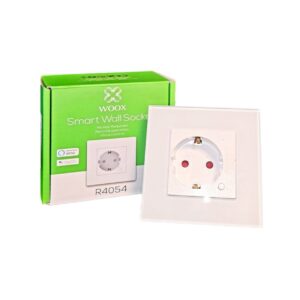 WOOX WiFi Smart zidna utičnica, WooxHome app, glasovna kontrola - Alexa & Google Assistant (R4054)