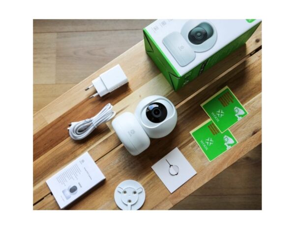 WOOX WiFi Smart PTZ kamera, Pan/Tilt/Zoom, Full HD 1080p, 360°/104°, microSD, Wooxhome app, glasovna kontrola - Alexa & Google Assistant (R4040) - Slika 5