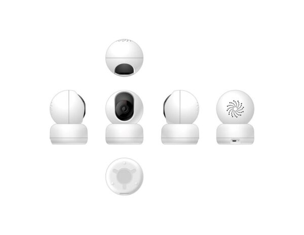 WOOX WiFi Smart PTZ kamera, Pan/Tilt/Zoom, Full HD 1080p, 360°/104°, microSD, Wooxhome app, glasovna kontrola - Alexa & Google Assistant (R4040) - Slika 4