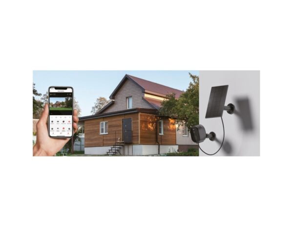WOOX WiFi Smart vanjska kamera + solarni panel, Ultra HD 2K microSD (max. 128GB), IP65 vodootporna, Alexa & Google Assistant, WooxHome app (R4253) - Slika 8