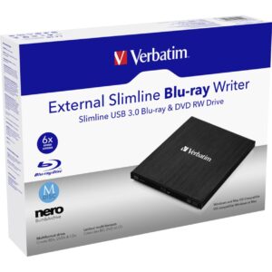 Verbatim Blu-Ray Slimline vanjski snimač, M-Disc kompatibilan, USB3.0