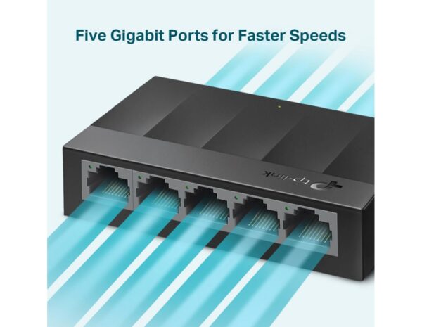 TP Link 5-port Gigabit Desktop preklopnik (Switch), 802.3X Flow Control, vanjsko napajanje - Slika 2